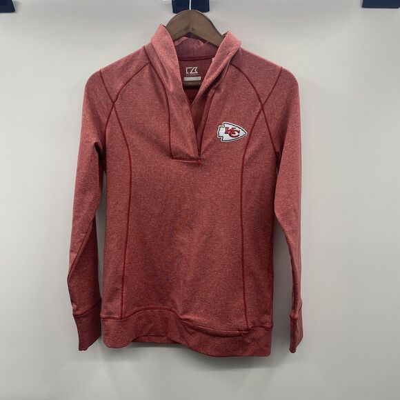 Cutter & Buck Tops - Kansas City Chiefs CB DryTec by Cutter & Buck Womens XS/TP Red Moisture Wicking